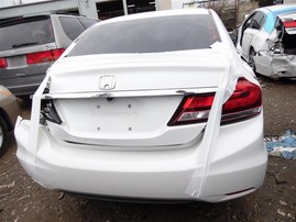 2014 Honda Civic EX-L White Sedan 1.8L AT #A24851